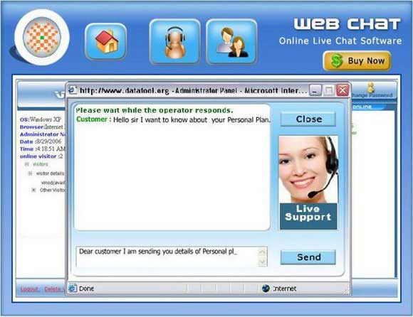 Single Operator Webchat Program