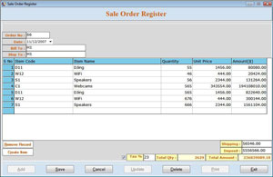 Business Accounting Software Screenshot
