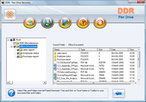 Memory Stick Files Recovery Software Screenshot