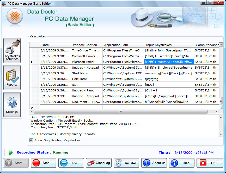 Internet Explorer Password Recovery and Unmask Tool Screenshot