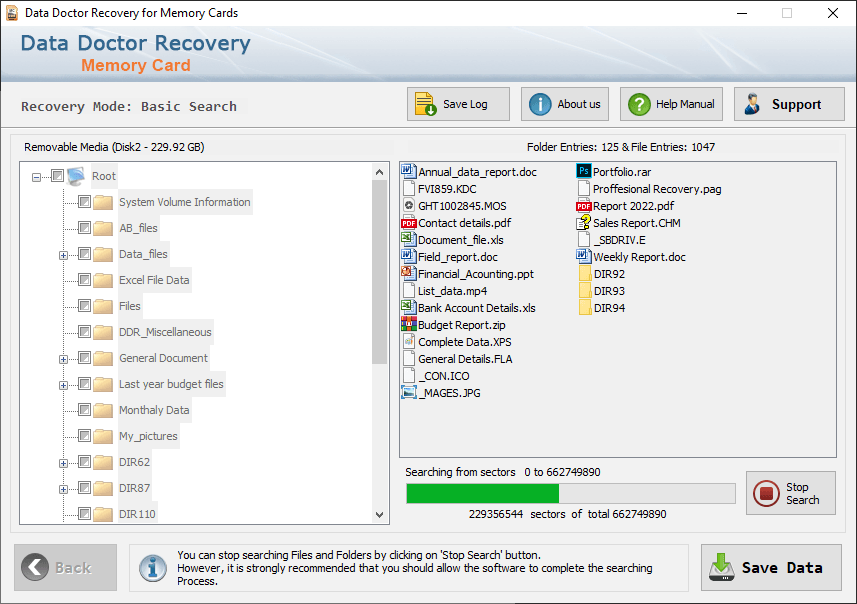 Memory Card Data Recovery