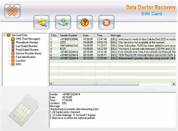 Sim Card Files Recovery Software